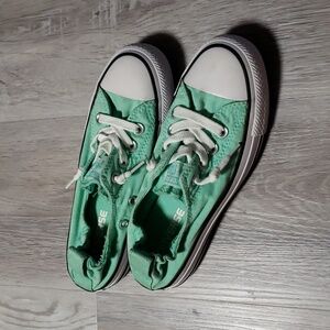 Converse mint green Size 5